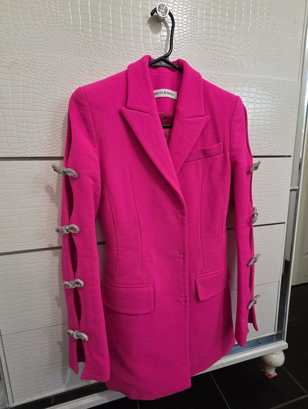 Mach And Mach Hot Pink Women's Blazer Dress